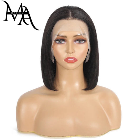 Bob Wig Human Hair Lace Front Wigs Human Hair 100% Human Hair Wigs Hd Transparent 13X4 Straight Lace Frontal Bob Wigs Cheap wigs