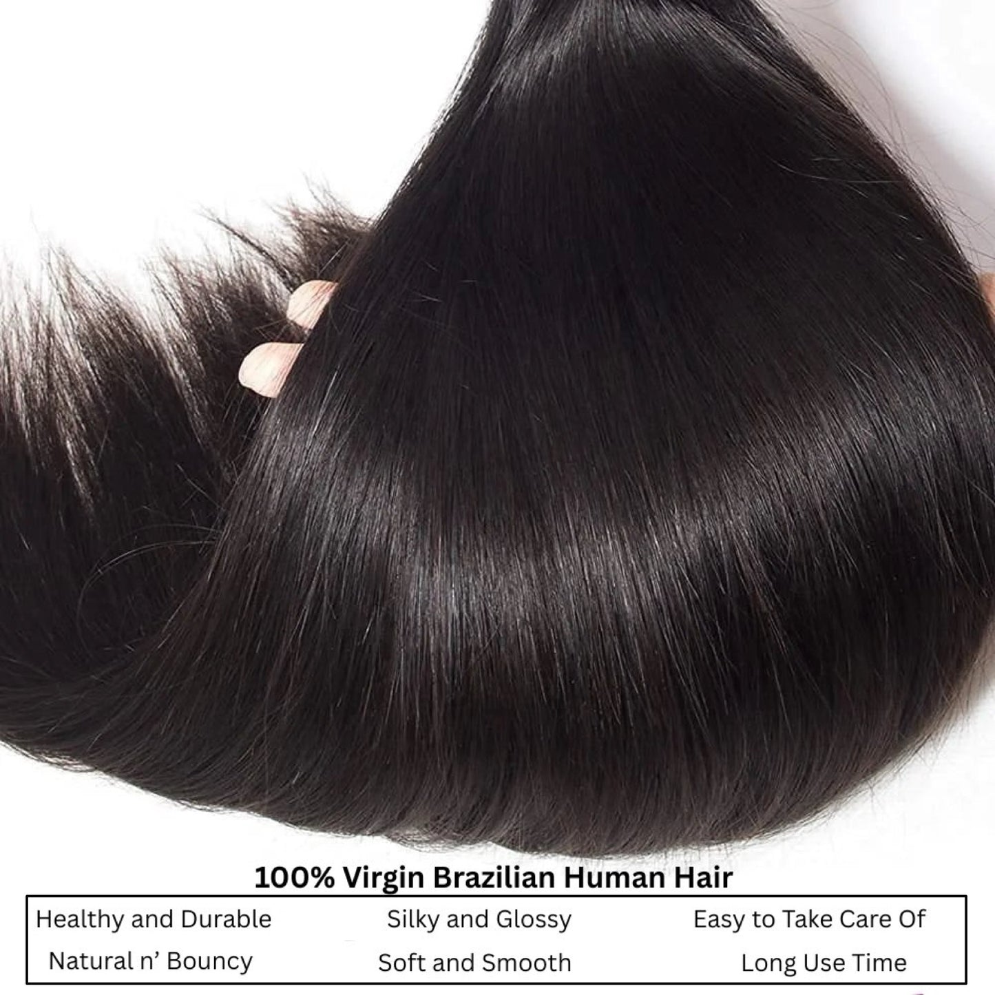 Bone Straight Human Hair Bundles